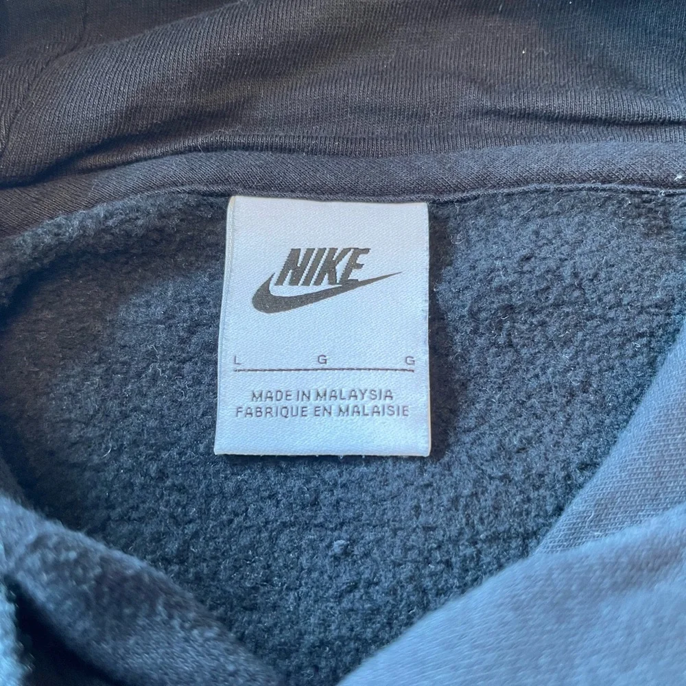 Nike Sportswear Club Fleece Hoodie Black Size L - Picture 12 of 15